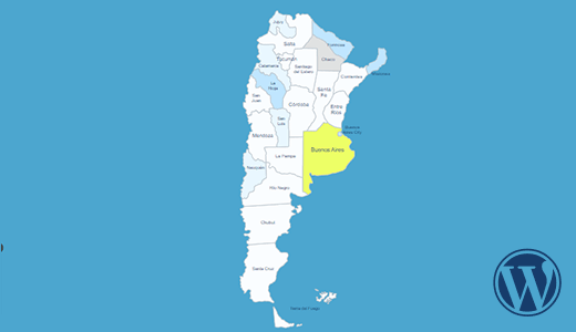 Interactive Map of Argentina WordPress Plugin