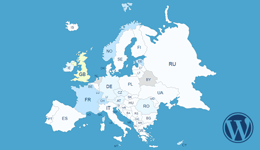 Interactive Map of Europe WordPress Plugin