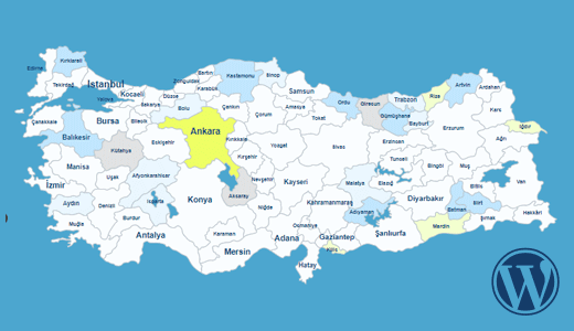 Interactive Map of Turkey WordPress Plugin