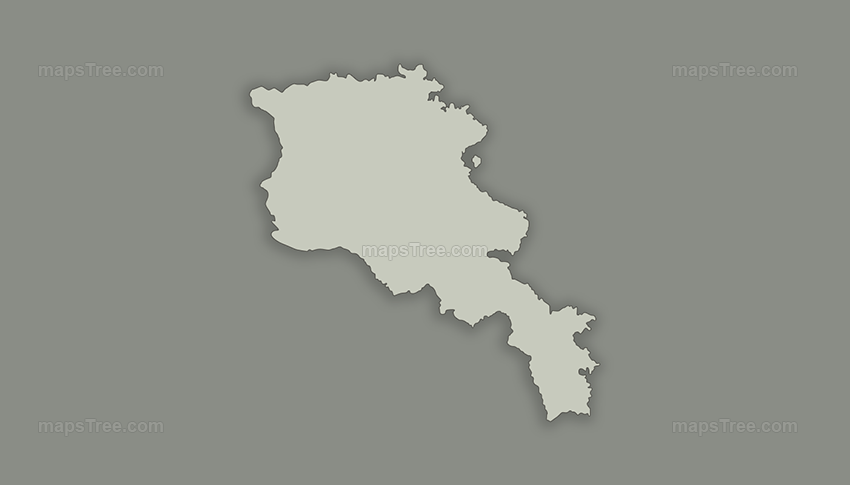 Vintage Map of Armenia