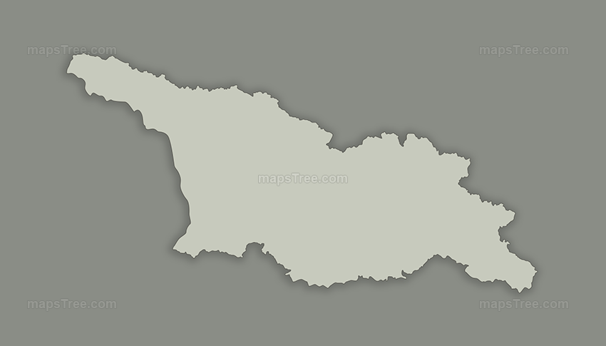 Vintage Map of Georgia