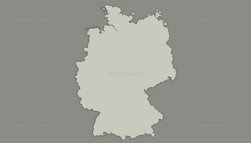 Vintage Map of Germany