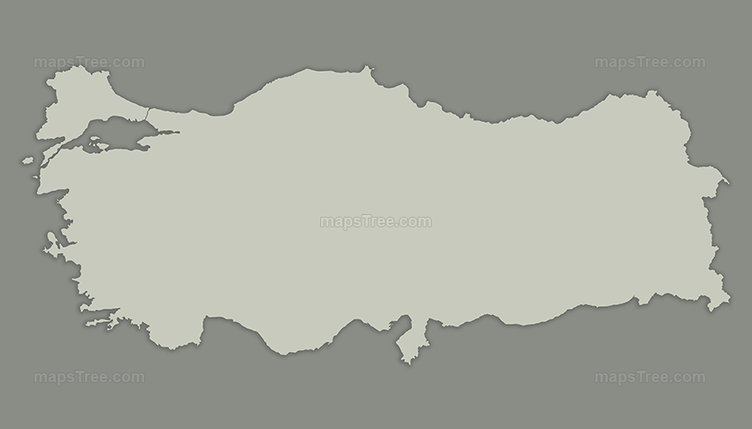 Vintage Map of Turkey